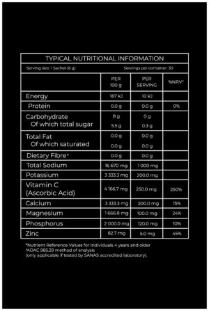 Alternative view of Electrolyte PLUS Hydration drink Tart Candy Flavour