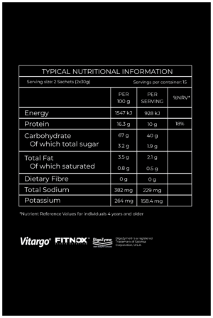 Alternative view of Endurance Protein Shake Vanilla Flavour